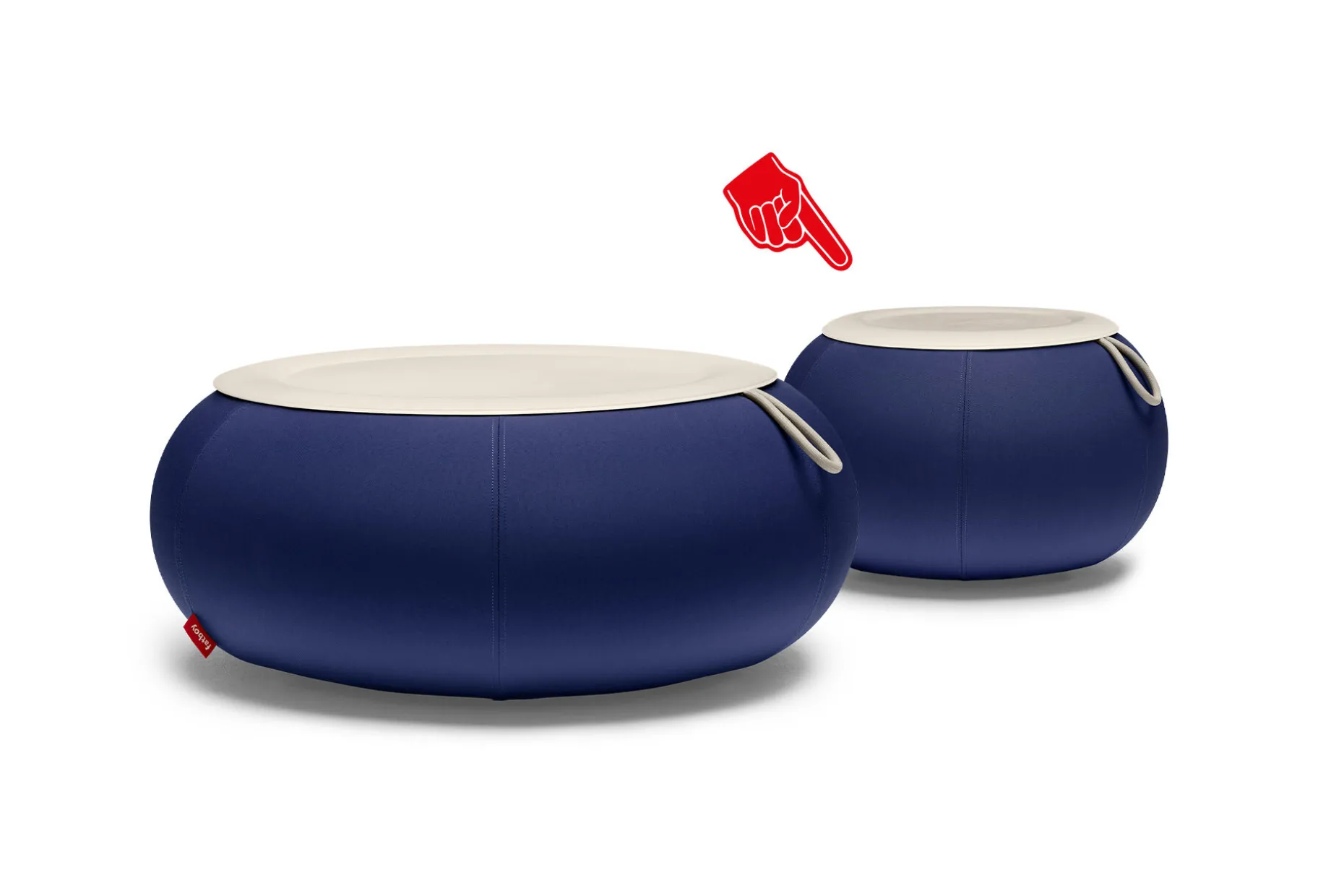 Humpty Outdoor Outdoor salontafels, blauw, 65x65x35 cm