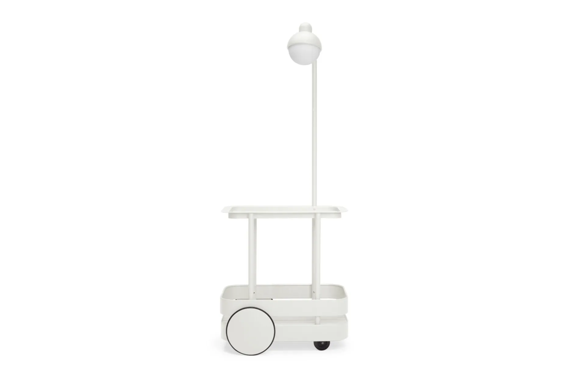 Jolly Trolley Verrijdbare bartafel, wit, 78x55x200 cm