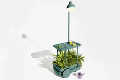 Jolly Trolley Verrijdbare bartafel, groen, 78x55x200 cm