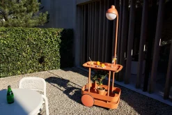 Jolly Trolley Verrijdbare bartafel, groen, 78x55x200 cm
