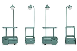 Jolly Trolley Verrijdbare bartafel, groen, 78x55x200 cm