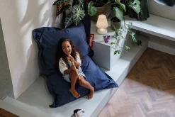 Junior Canvas Kinderzitzak, blauw, 100x130 cm