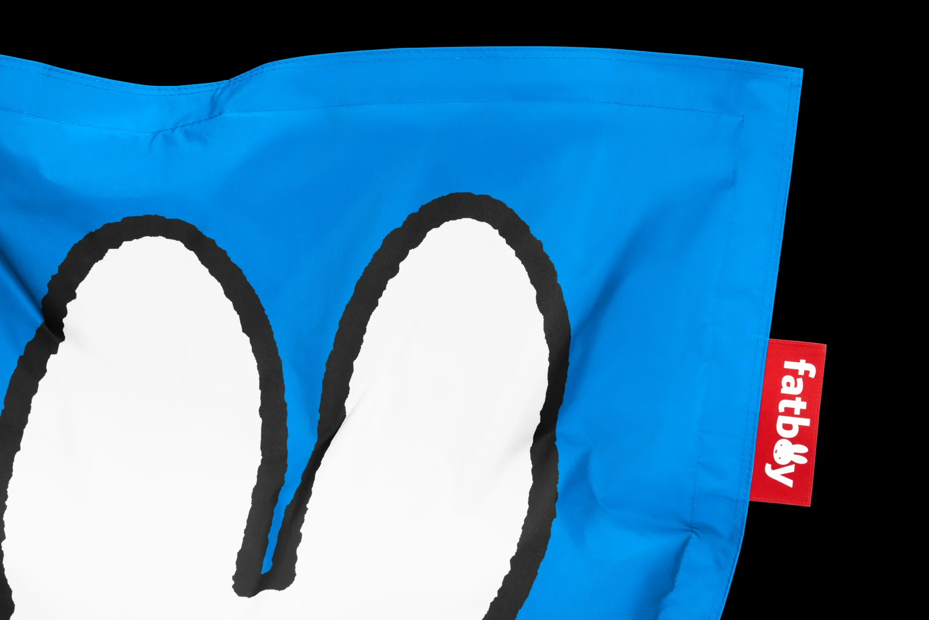 Junior Nylon x Miffy / Boris nijntje zitzak, blauw, 130x100 cm