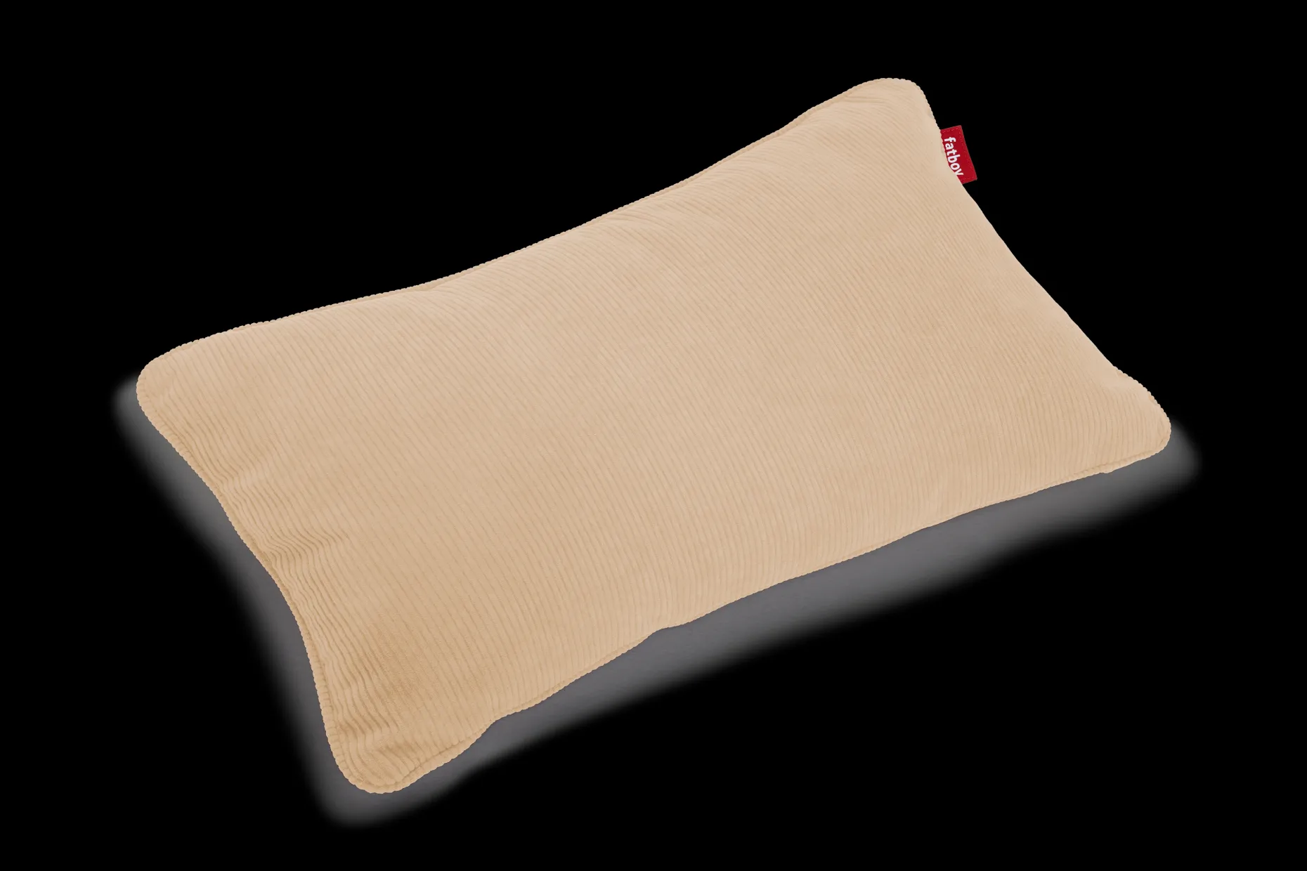 King Pillow Cord Sierkussen, beige, 66x40 cm