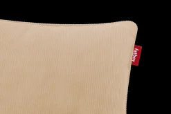 King Pillow Cord Sierkussen, beige, 66x40 cm