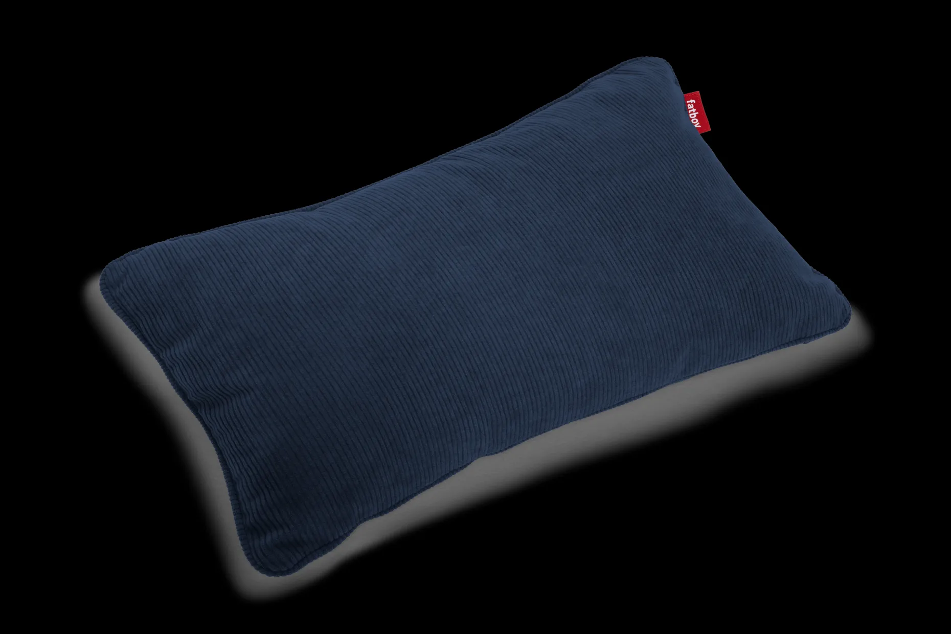 King Pillow Cord Sierkussen, blauw, 66x40 cm