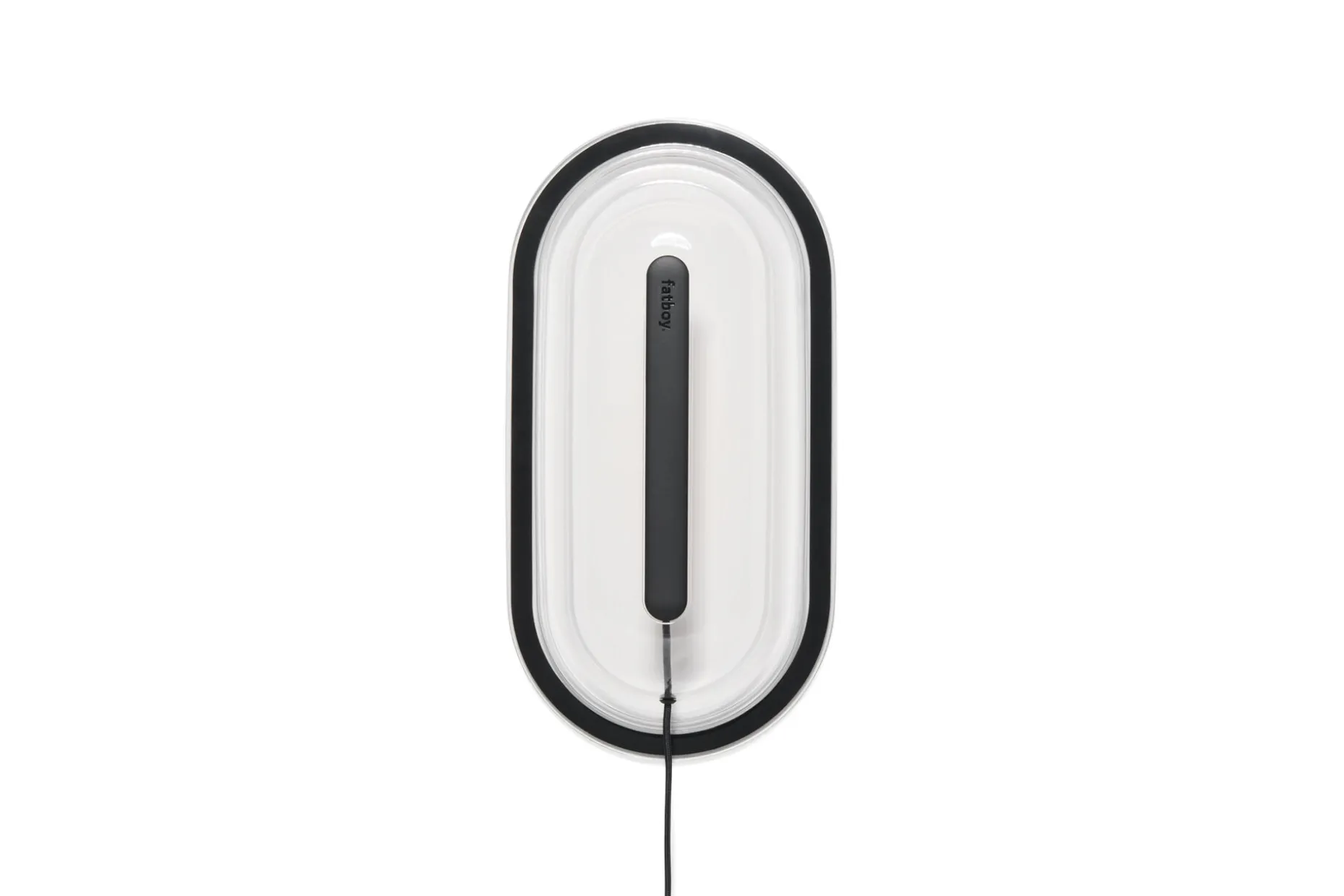 Led's Strip Wandlamp, zwart, 36.5x18.9x7 cm