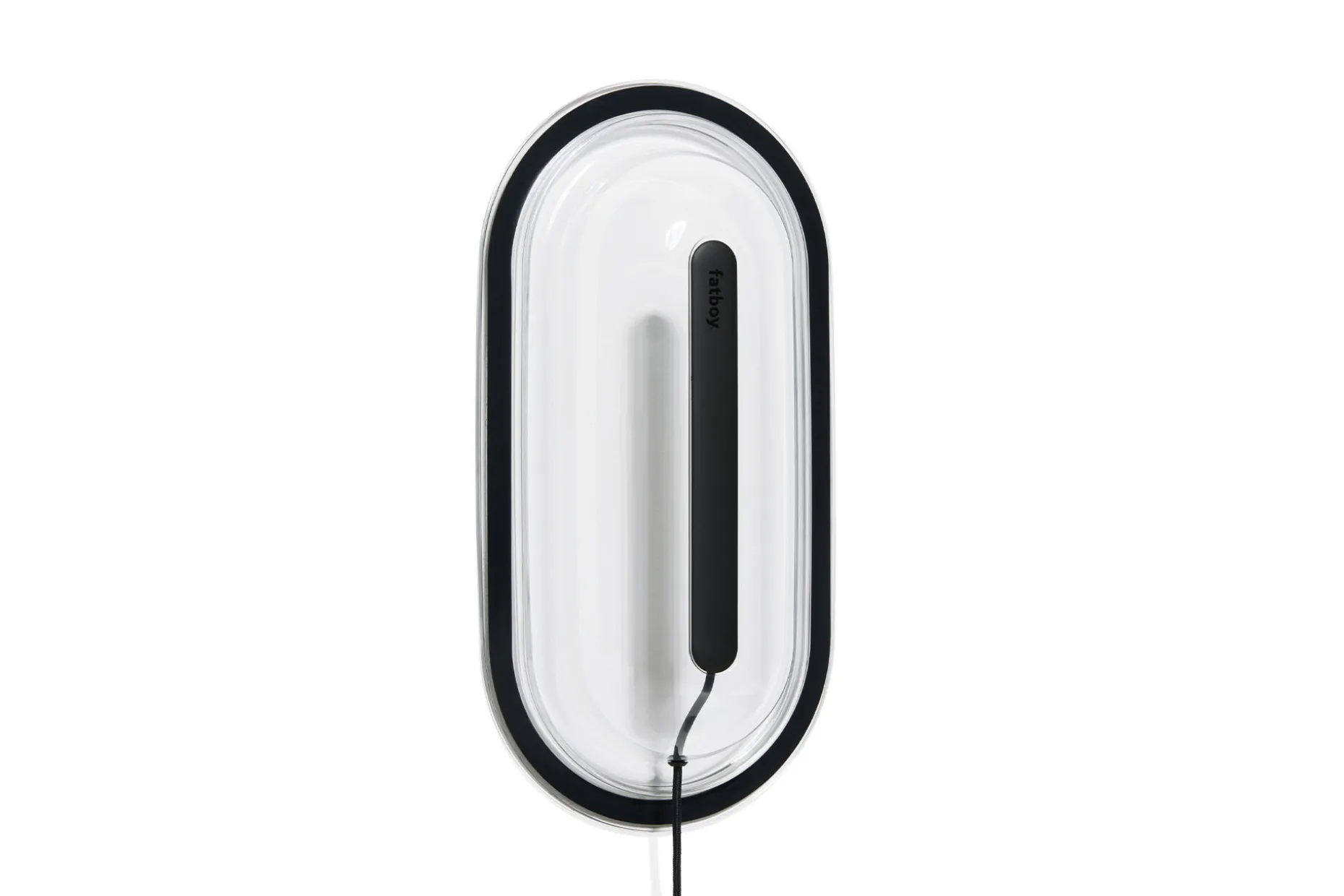 Led's Strip Wandlamp, zwart, 36.5x18.9x7 cm