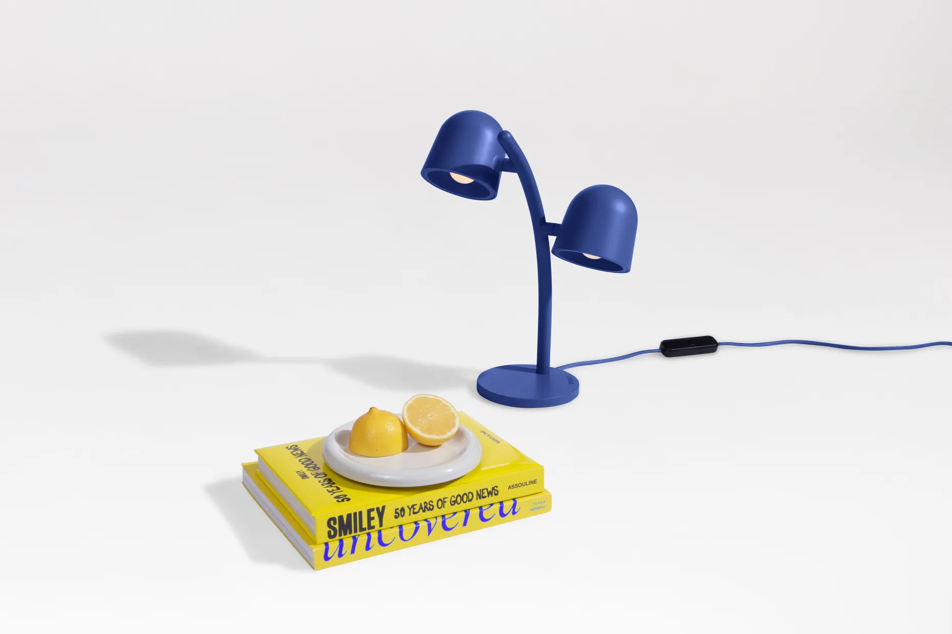 Little Lebow Dimbare tafellamp, blauw, 17x29.2x42 cm