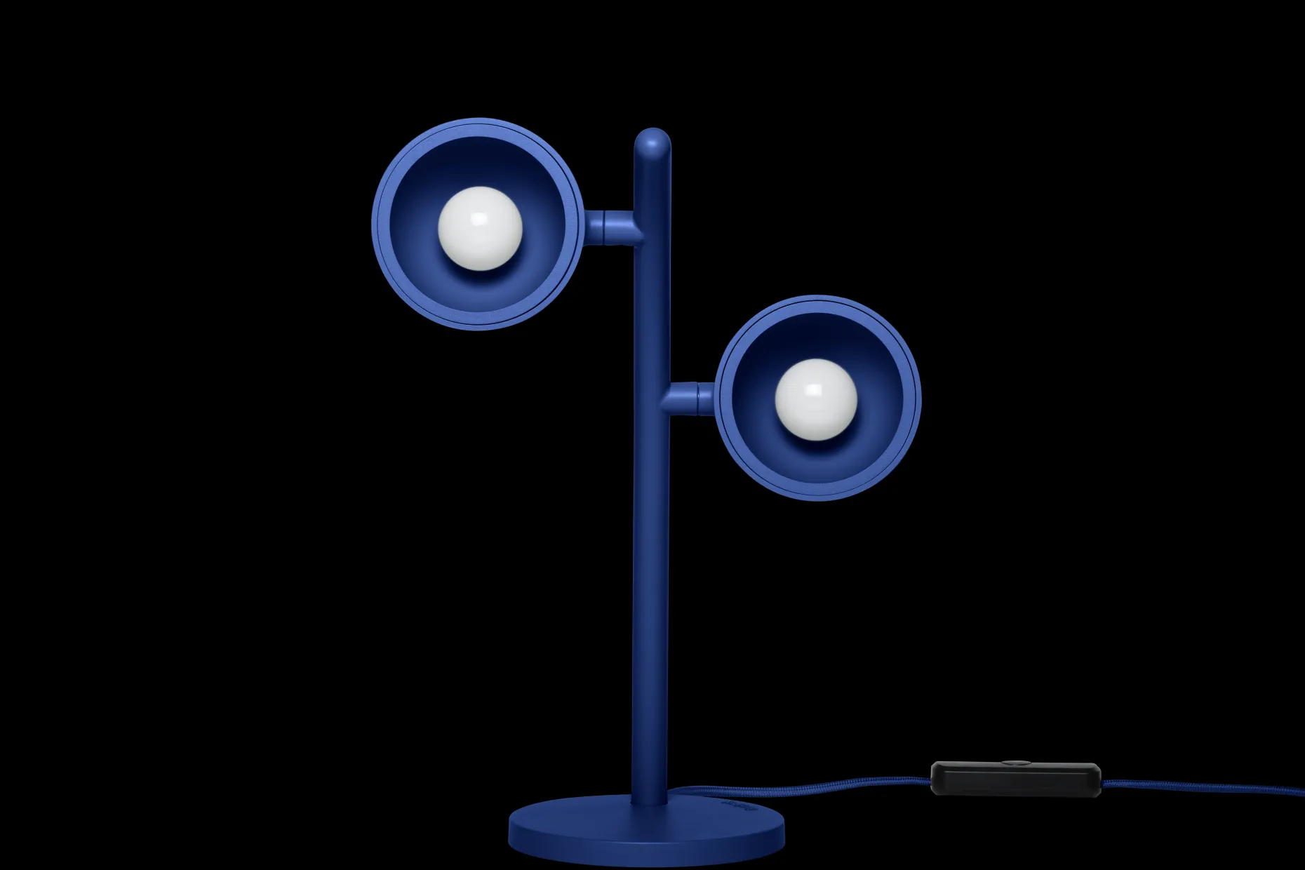 Little Lebow Dimbare tafellamp, blauw, 17x29.2x42 cm