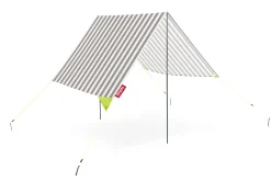 Miasun Draagbare strandtent, grijs, 330x190x140 cm