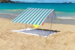 Miasun Draagbare strandtent, meerkleurig, 330x190x140 cm