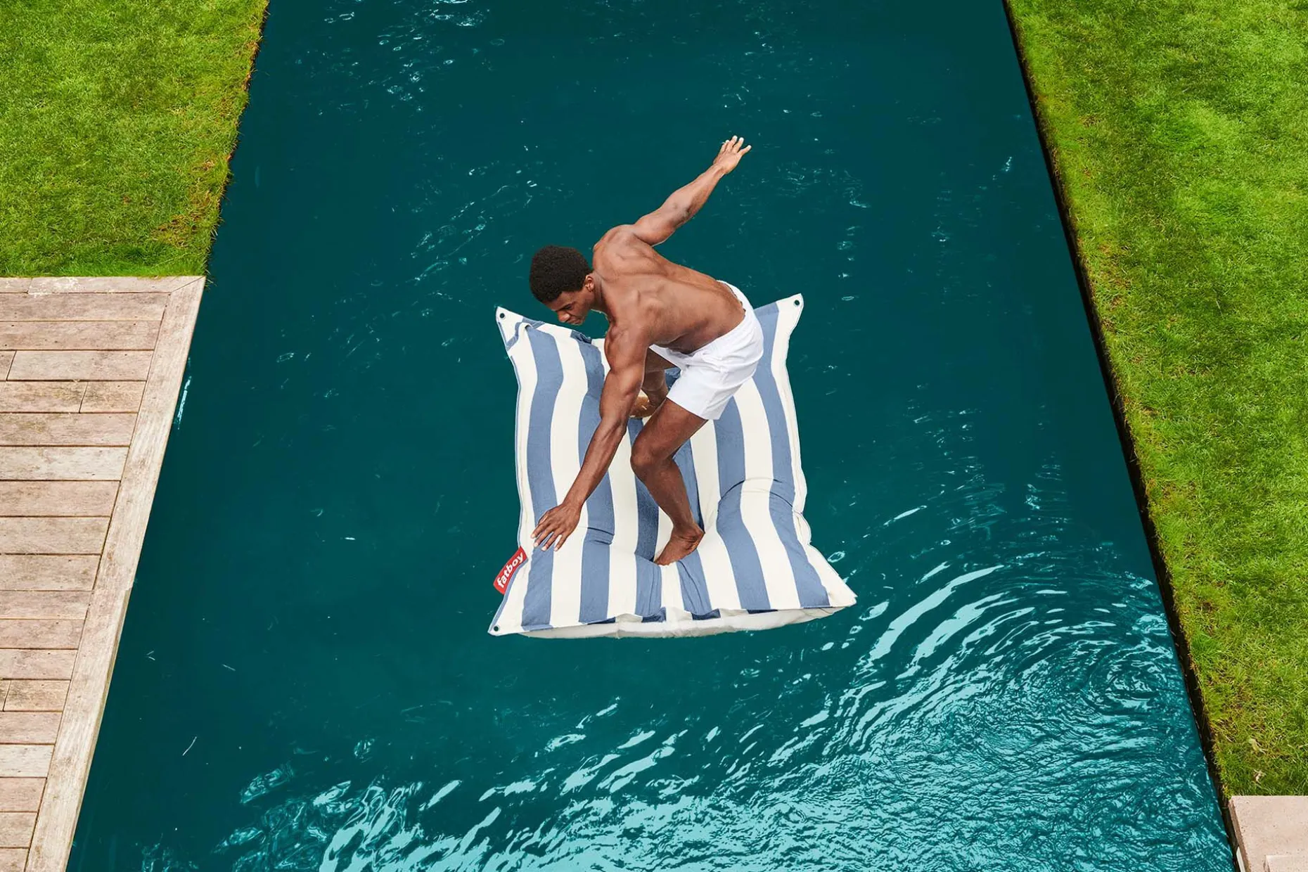 Original Floatzac Drijvende zitzak, wit, 134x180 cm