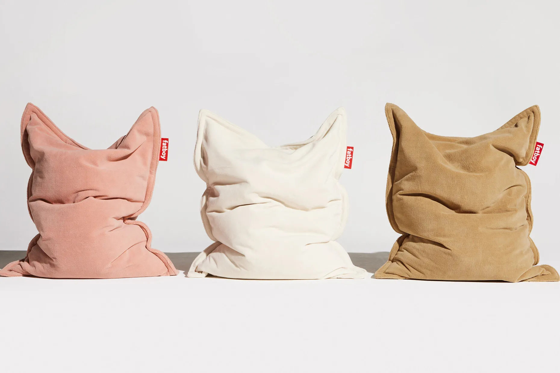 Original Slim Teddy Teddy zitzak, beige, 155x120 cm