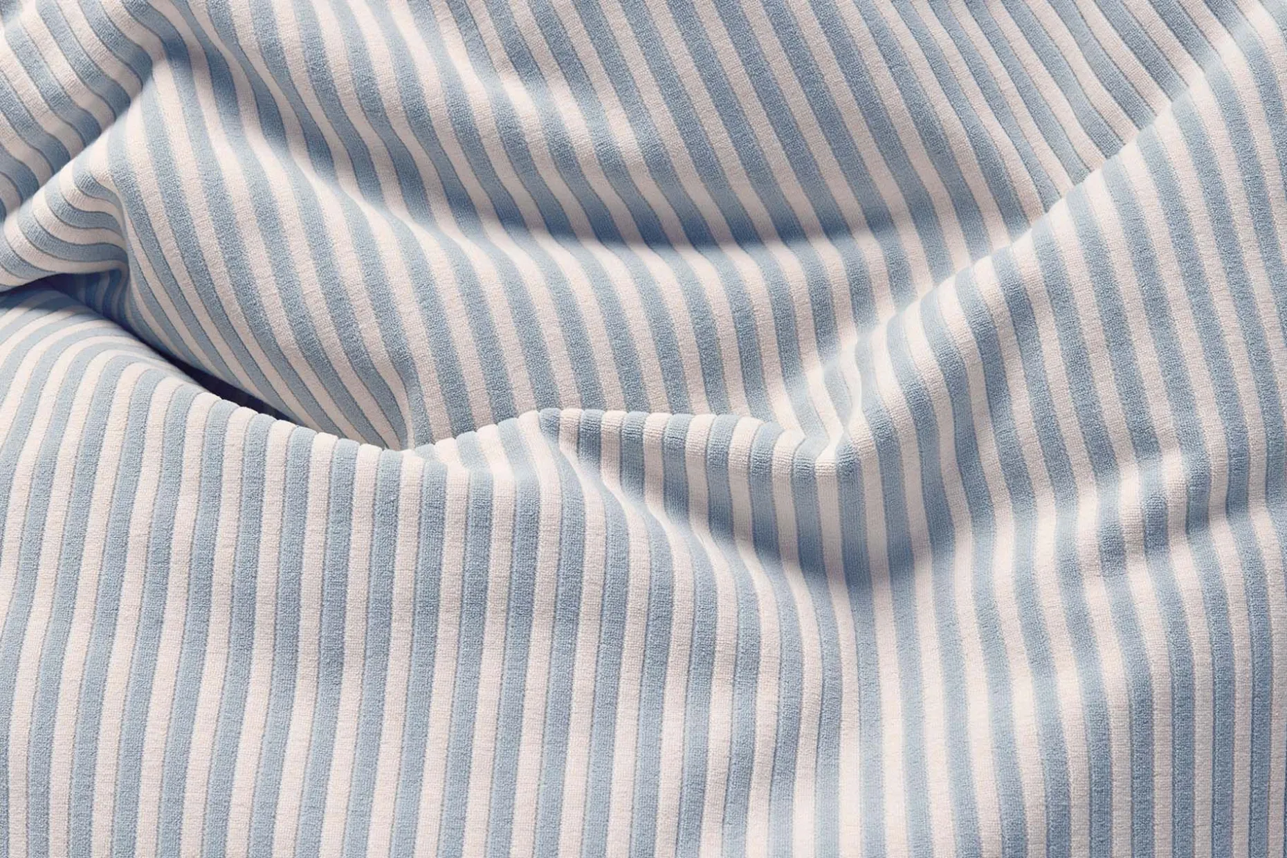 Original Slim Terry Badstof zitzak, blauw, 120x155 cm