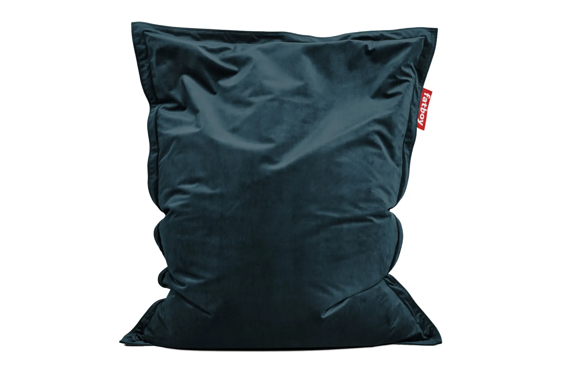 Original Slim Velvet Fluwelen zitzak, blauw, 120x155 cm