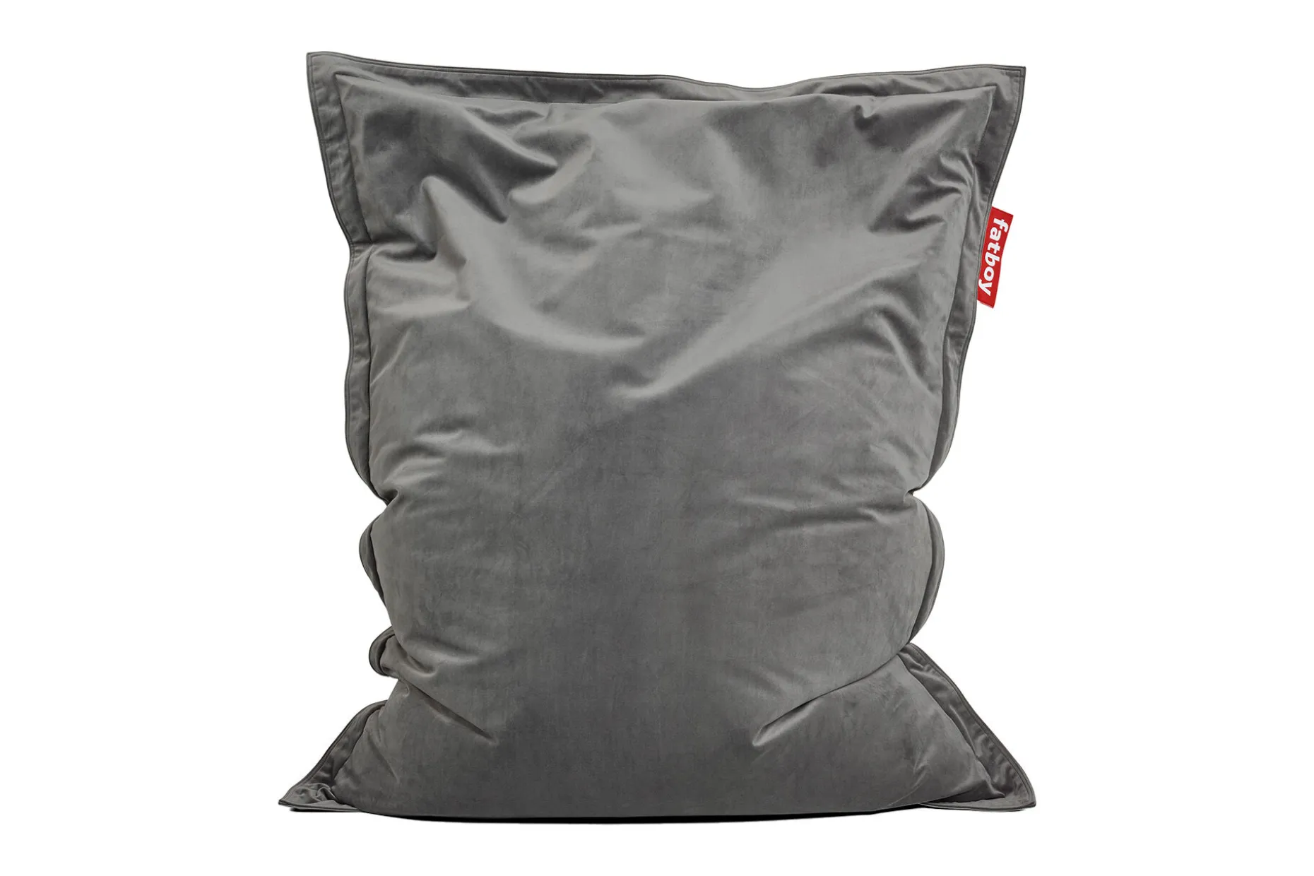 Original Slim Velvet Fluwelen zitzak, bruin, 120x155 cm