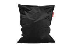 Original Slim Velvet Fluwelen zitzak, zwart, 120x155 cm