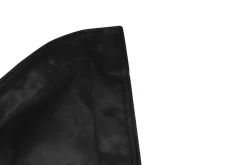 Original Slim Velvet Fluwelen zitzak, zwart, 120x155 cm