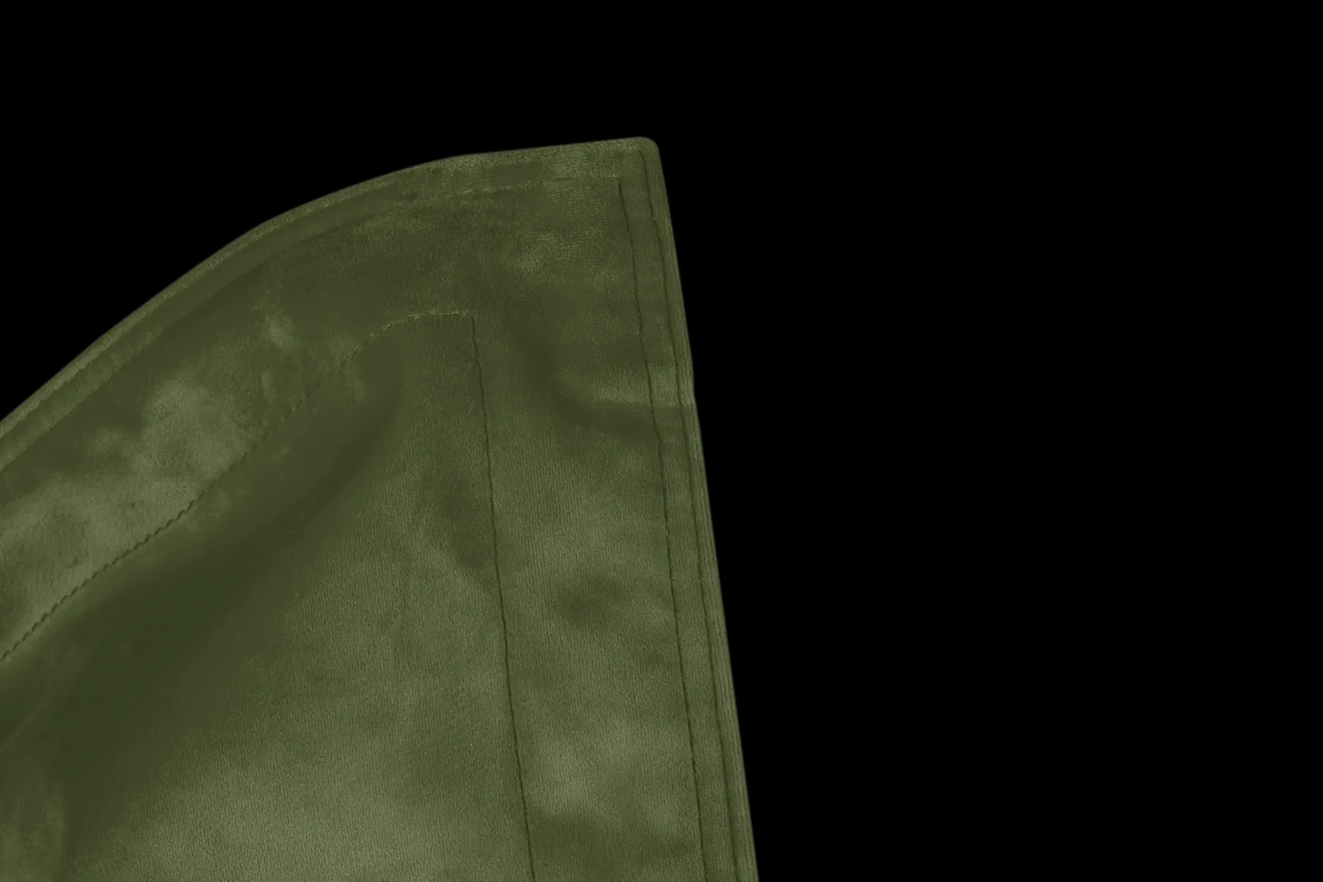 Original Slim Velvet Fluwelen zitzak, groen, 120x155 cm