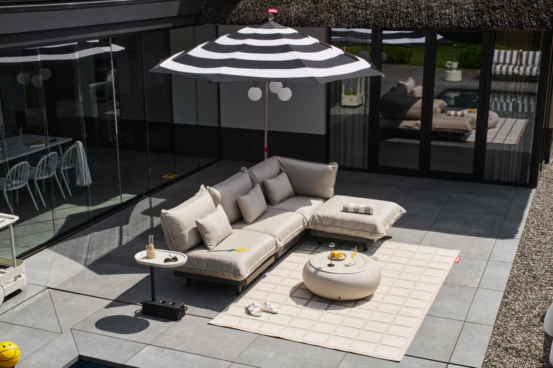 Paletti Corner Seat Royal Modulaire loungestoel hoek, beige, 100x100x90 cm