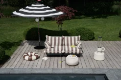 Paletti Hocker Modulaire hocker voor buiten, bruin, 100x100x45 cm