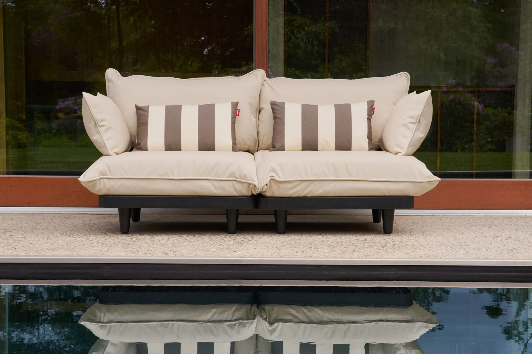 Paletti Lounge Sofa Modulaire loungebank voor buiten, 190x100x90 cm