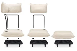 Paletti Lounge Sofa Modulaire loungebank voor buiten, 190x100x90 cm