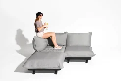 Paletti Seat Royal Modulaire loungebank, grijs, 100x100x90 cm