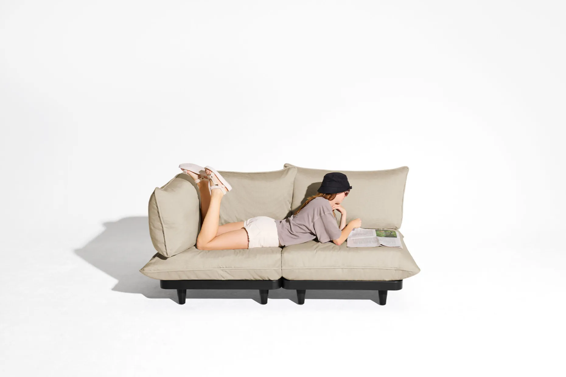 Paletti Seat Royal Modulaire loungebank, beige, 100x100x90 cm