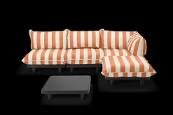 Paletti Set Large + Table Modulaire loungeset voor buiten, 280x190x90 cm