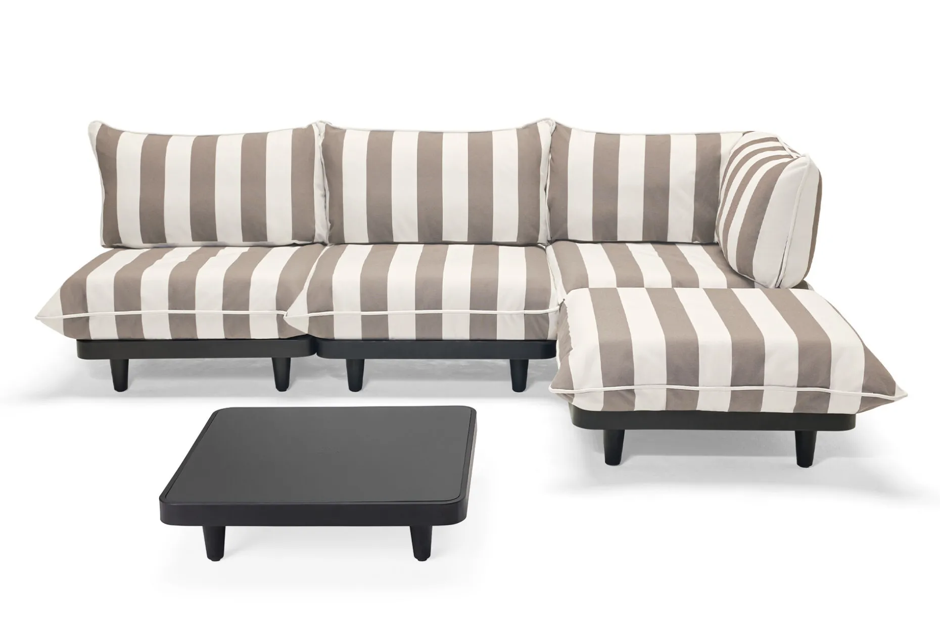 Paletti Set Large + Table Modulaire loungeset voor buiten, 280x190x90 cm
