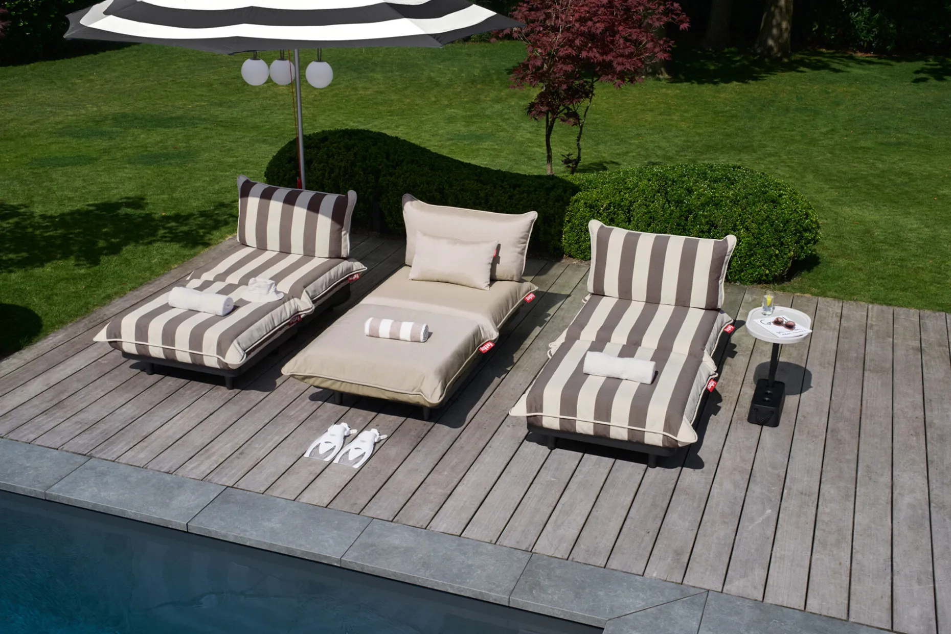 Paletti Set Large Modulaire loungeset voor buiten, 280x190x90 cm