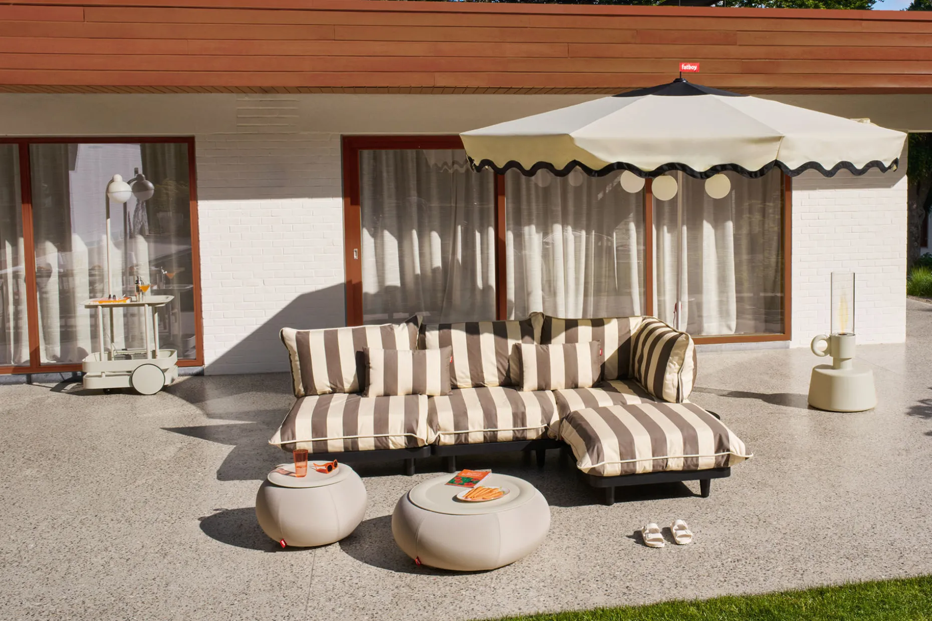 Paletti Set Large Modulaire loungeset voor buiten, 280x190x90 cm