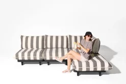 Paletti Set Medium + Table Modulaire loungeset voor buiten, 190x190x90 cm