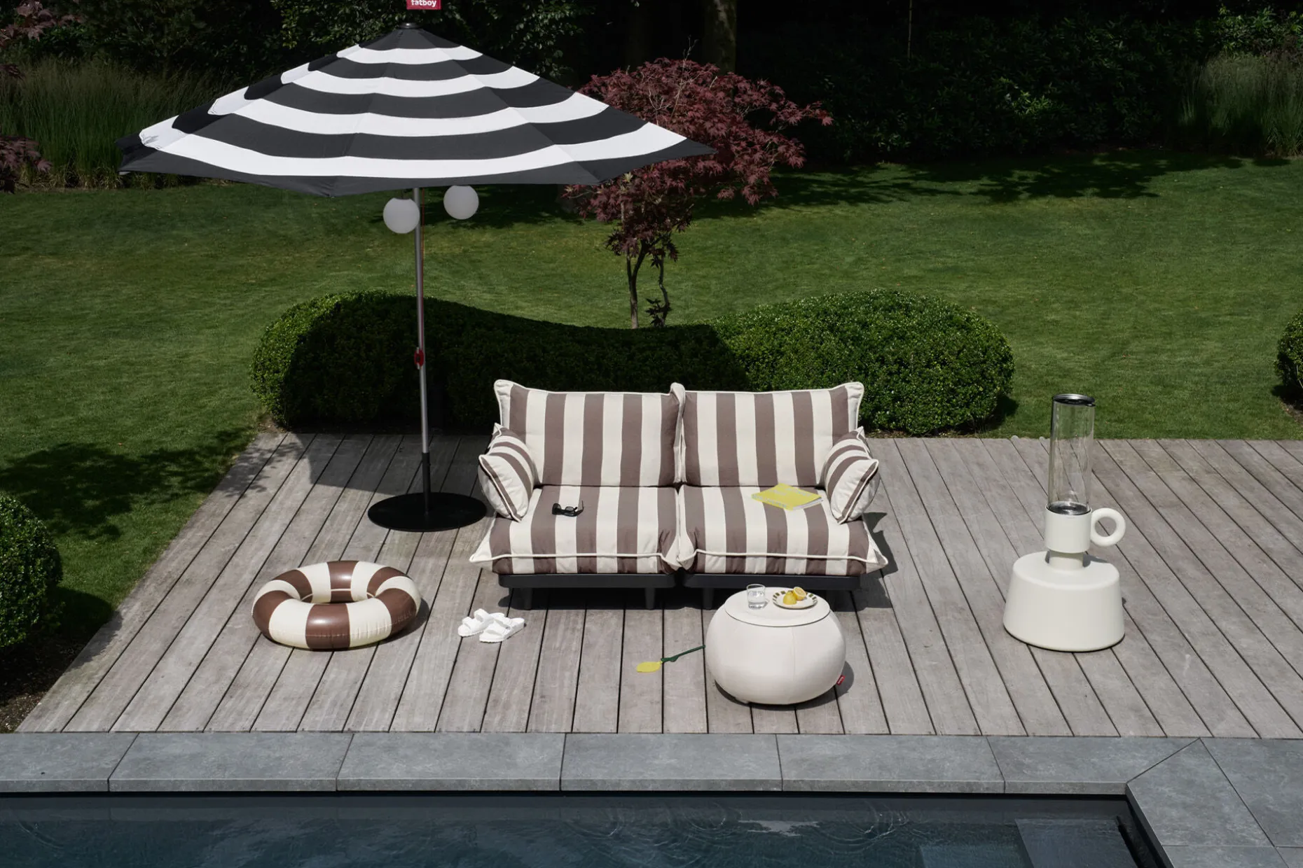 Paletti Set Medium Modulaire loungeset voor buiten, 190x190x90 cm