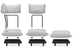 Paletti Set Medium Royal Modulaire loungeset voor buiten, 190x190x90 cm