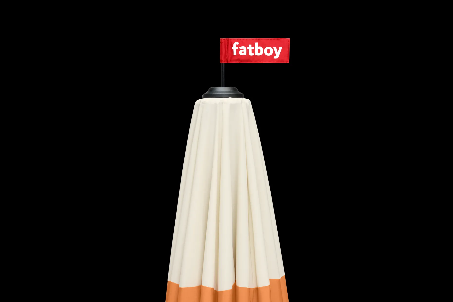 Pensol + Base Black Parasol met voet, 350x350x280 cm