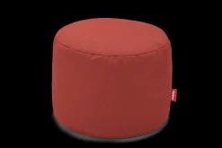 Point Canvas Poef voor binnen, rood, 50x50x35 cm