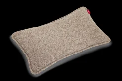 Puff Pillow Boucle Sierkussen, bruin, 65x24 cm
