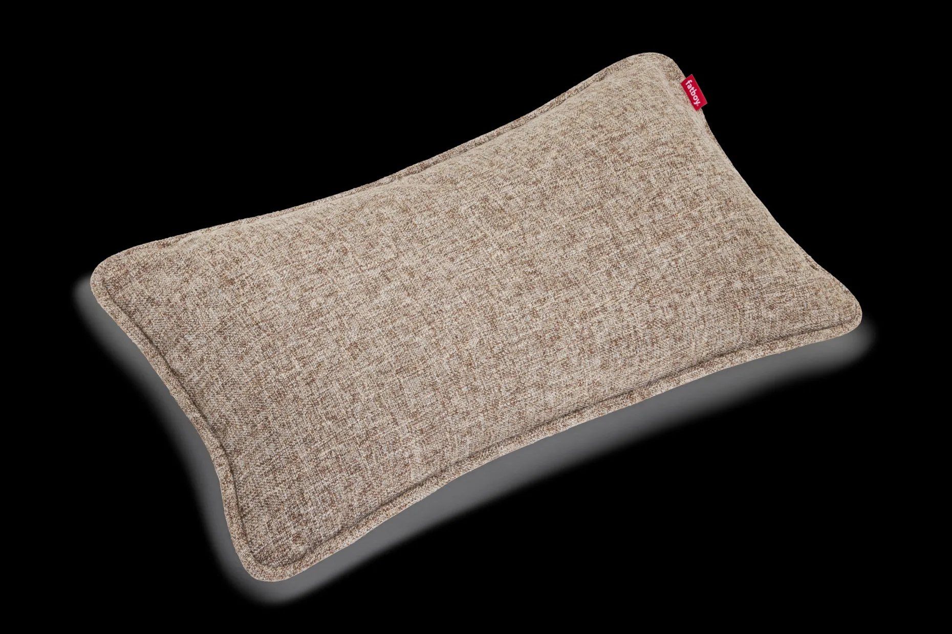 Puff Pillow Boucle Sierkussen, bruin, 65x24 cm