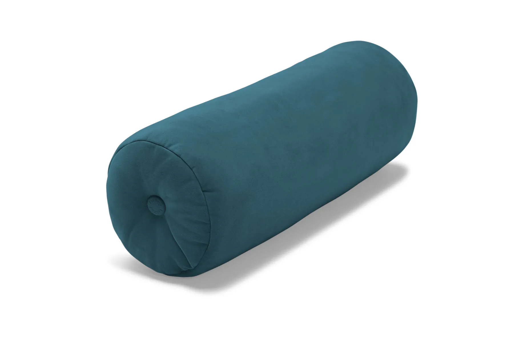 Puff Rolster Pillow Velvet Sierkussen, blauw, 65x24 cm