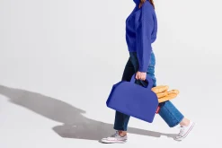 Sjopper-Kees Shopper, blauw, 47x17x44 cm