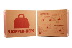 Sjopper-Kees Shopper, blauw, 47x17x44 cm
