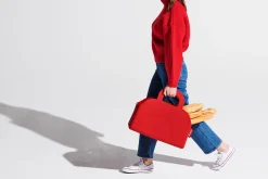Sjopper-Kees Tas, rood, 47x17x44 cm