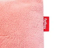 Square Pillow Teddy Kussen gemaakt van superzachte teddystof, roze, 50x50 cm