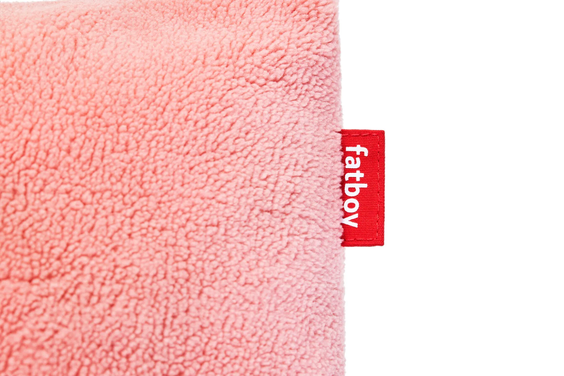 Square Pillow Teddy Kussen gemaakt van superzachte teddystof, roze, 50x50 cm