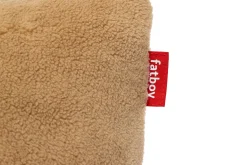 Square Pillow Teddy Kussen gemaakt van superzachte teddystof, bruin, 50x50 cm