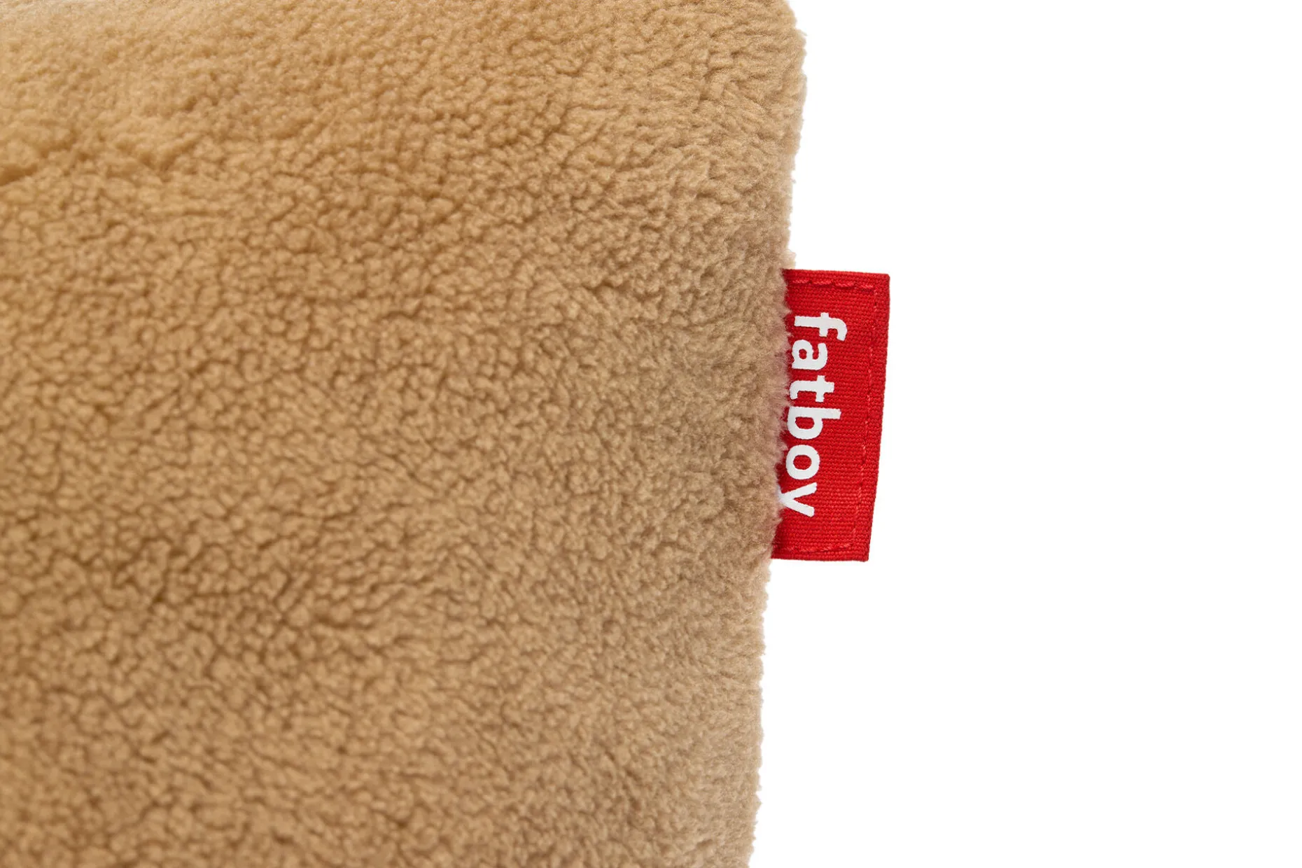 Square Pillow Teddy Kussen gemaakt van superzachte teddystof, bruin, 50x50 cm