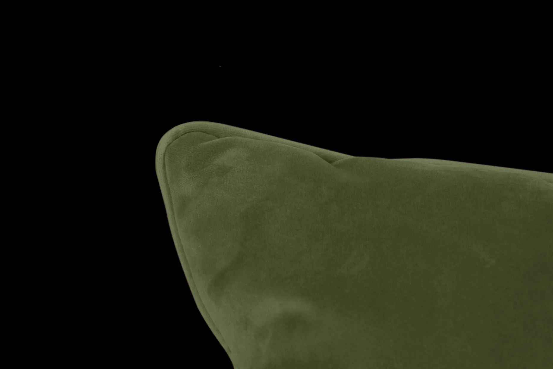 Square Pillow Velvet Sierkussen, groen, 50x50x5 cm